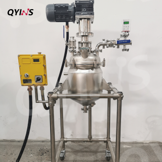 磁力密封高減速比不銹鋼反應(yīng)釜10L、20L、50L