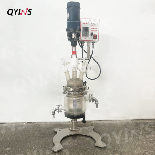 攪拌鍍膜玻璃反應(yīng)釜-500mL、1L、2L、5L