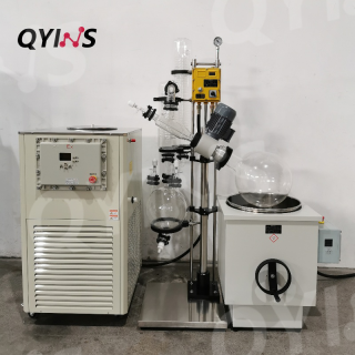 蒸發(fā)溶劑雙冷凝防爆手動(dòng)旋轉(zhuǎn)蒸發(fā)儀20L、50L、100L