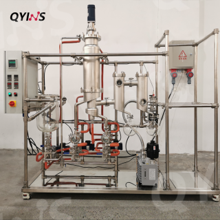  0.25平方不銹鋼分子蒸餾設(shè)備 小中試連續(xù)進出料 