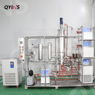  0.35平方不銹鋼分子蒸餾設(shè)備 CBD純化分離提純